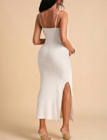 Rochie midi Shein, crem