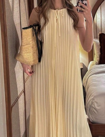 Rochie midi Shein, crem