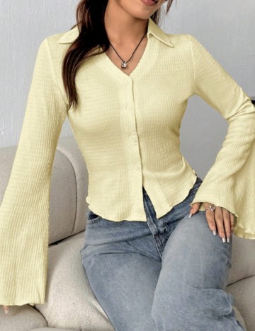 Cămașă Shein, galben