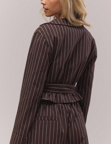 Cămașă Shein MUSERA, maro