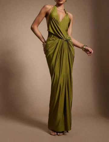 Rochie maxi Shein, verde