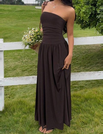 Rochie maxi Shein, maro