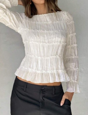 Cămașă Shein, crem