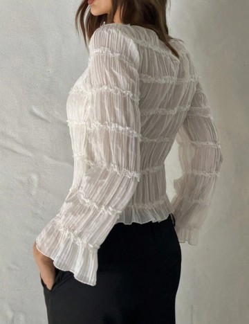 Cămașă Shein, crem