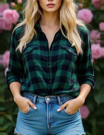 Cămașă Shein, mix culori