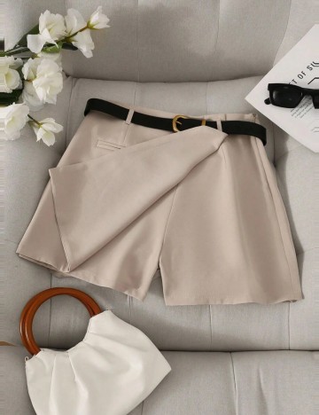 Pantaloni scurți Shein, bej