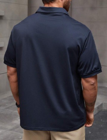 Tricou Shein MANFINITY, bleumarin