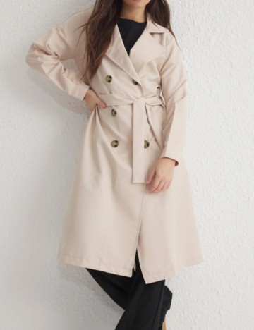 Trench TRENDYOL, bej