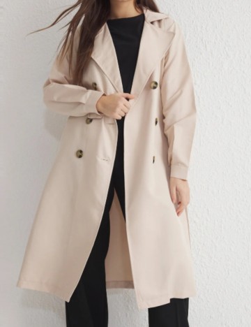 Trench TRENDYOL, bej