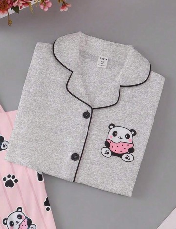 Cămaşă de noapte Shein, gri