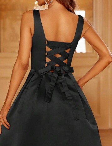 Rochie de ocazie Shein FAERIESTY, negru