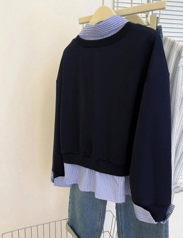 Bluză Shein, bleumarin