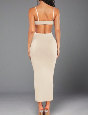 Rochie midi Shein, bej