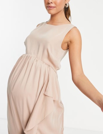 Rochie midi Maya Deluxe, roz