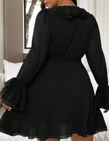 Rochie mini Shein Curve+, negru