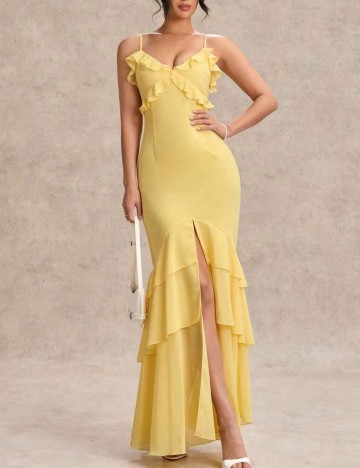 Rochie maxi Shein, galben