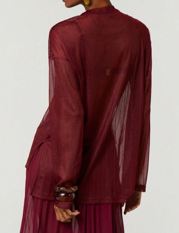 Bluză Shein, vișiniu