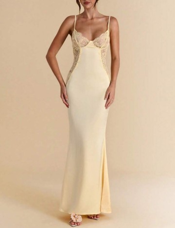 Rochie maxi Shein, galben