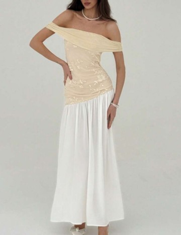 Rochie maxi Shein, mix culori