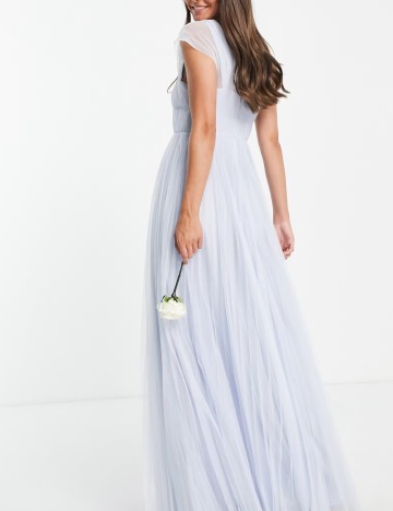 Rochie maxi ASOS, albastru