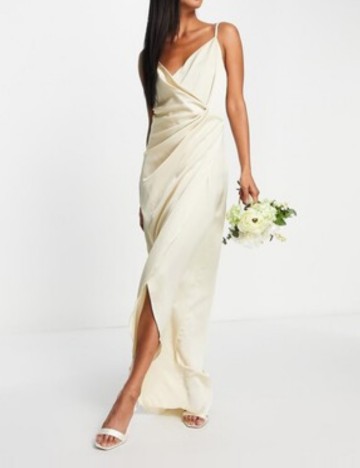 Rochie maxi Liquorish, crem