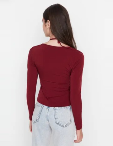 Bluză TRENDYOL, vișiniu