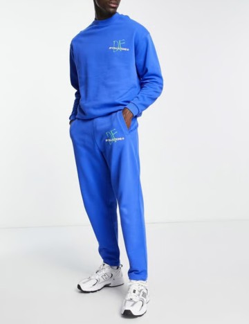 Pantaloni de trening ASOS, albastru