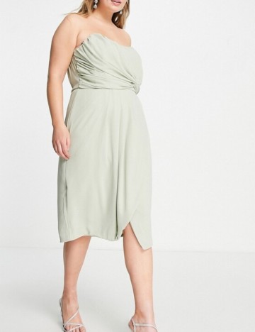 Rochie midi TFNC, verde