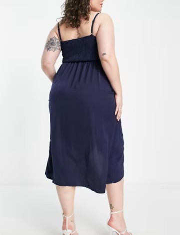 Rochie midi Little Mistress, albastru