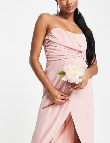 Rochie midi TFNC, roz