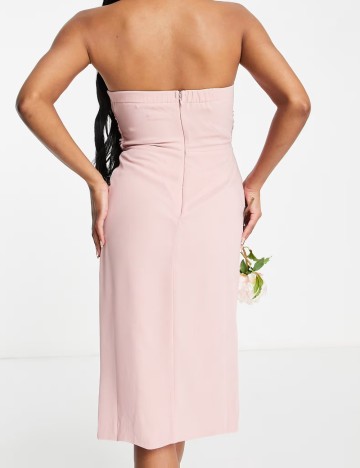 Rochie midi TFNC, roz