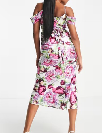 Rochie midi HOPE & IVY, mix culori
