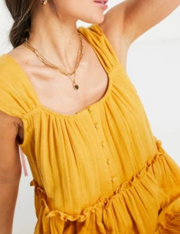 Rochie mini ASOS, galben