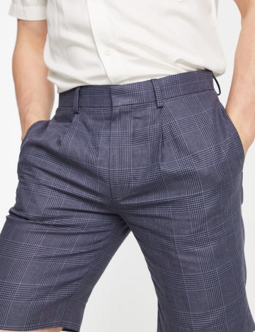 Pantaloni scurți ASOS, albastru