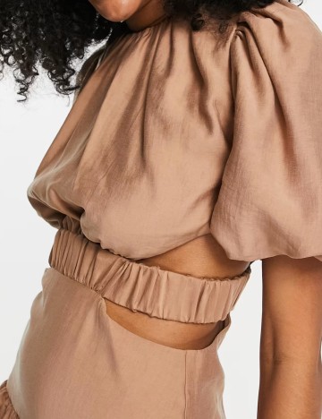 Rochie mini ASOS, bej