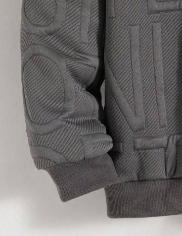 Hanorac Cu Fermoar Shein, gri