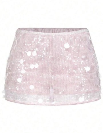 Fustă Pantalon Shein, roz