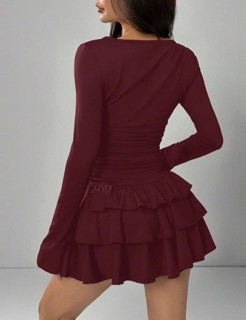 Rochie mini Shein, vișiniu