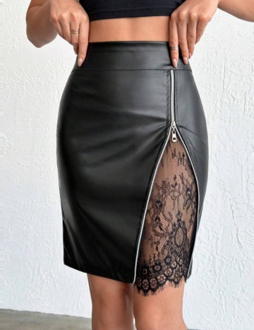 Fustă midi Shein, negru