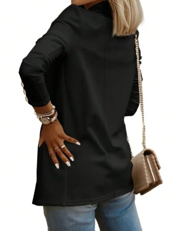 Sacou Shein Curve+, negru