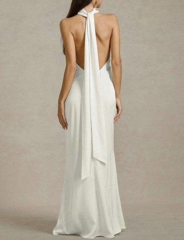 Rochie maxi Shein, crem