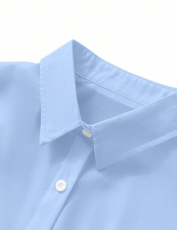 Cămașă Shein, albastru