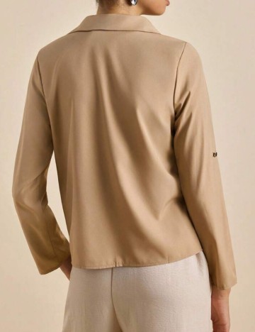 Cămașă Shein, maro