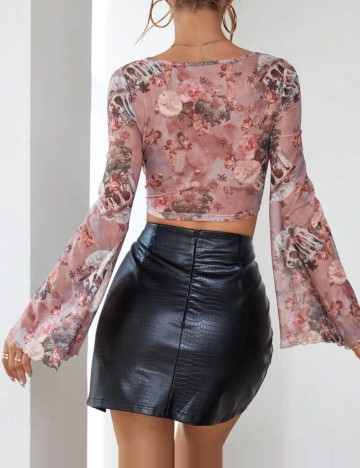 Top Shein, mix culori