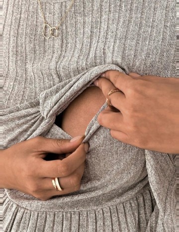 Rochie midi Shein, gri