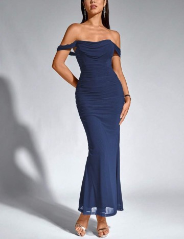 Rochie maxi Shein, albastru