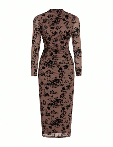 Rochie midi Shein, maro