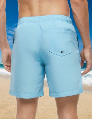 Pantaloni scurți de baie Shein, albastru