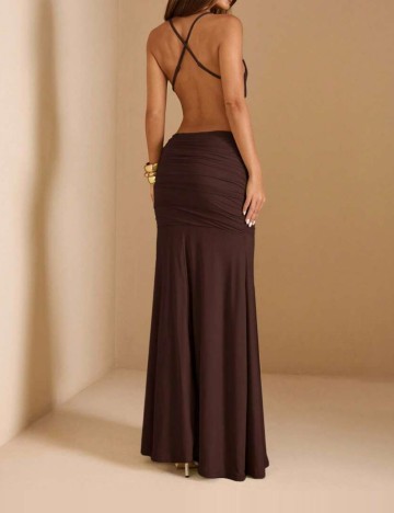 Rochie maxi Shein, maro