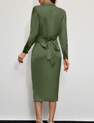Rochie midi Shein, verde